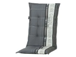 Madison Garden Grey Hoge Rug Tuinkussen