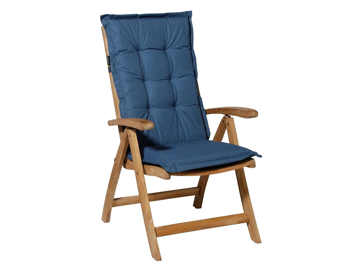 Madison Outdoor Oxford Blue Hoge Rug Tuinkussen 3 Madison Outdoor Oxford Blue Hoge Rug Tuinkussen