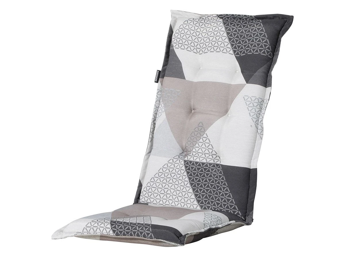 Madison Triangle Grey Hoge Rug Tuinkussen 4 Madison Triangle Grey Hoge Rug Tuinkussen - Afbeelding 2