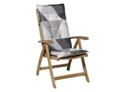 Madison Triangle Grey Hoge Rug Tuinkussen