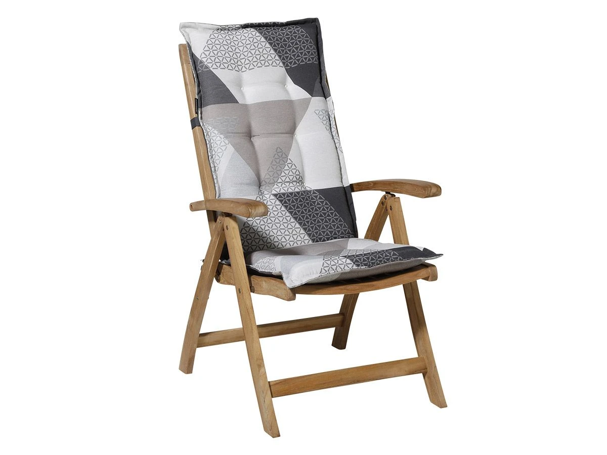 Madison Triangle Grey Hoge Rug Tuinkussen 3 Madison Triangle Grey Hoge Rug Tuinkussen