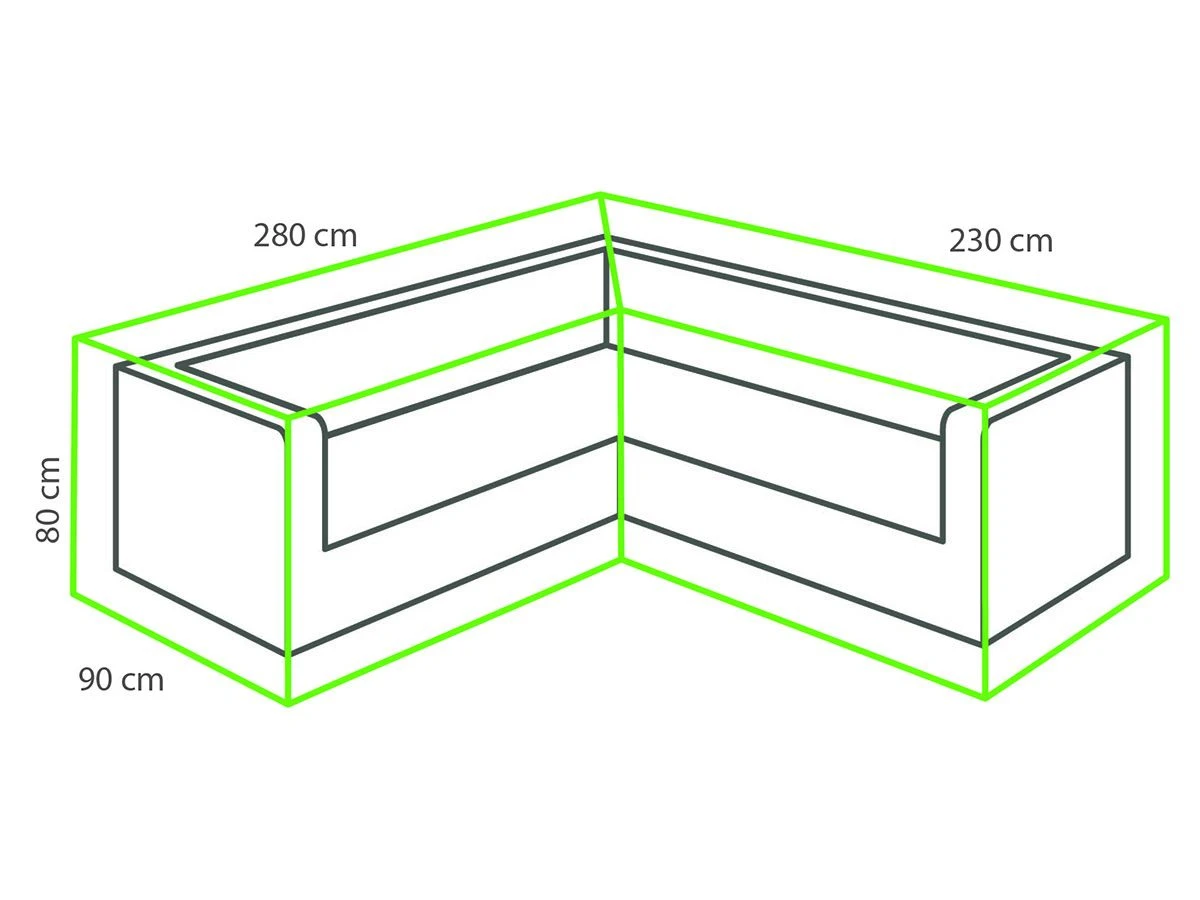 Winza Deluxe 280x230x80 R Loungesethoes 5 Winza Deluxe 280x230x80 R Loungesethoes - Afbeelding 3