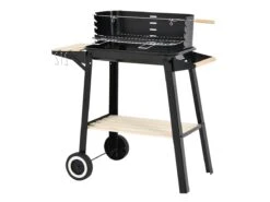 Merkloos Rechthoekige Barbecue Op Wielen -Tuin & Buiten Shop barbecue rechthoekig half open 601689 2 ecommerce e003 1