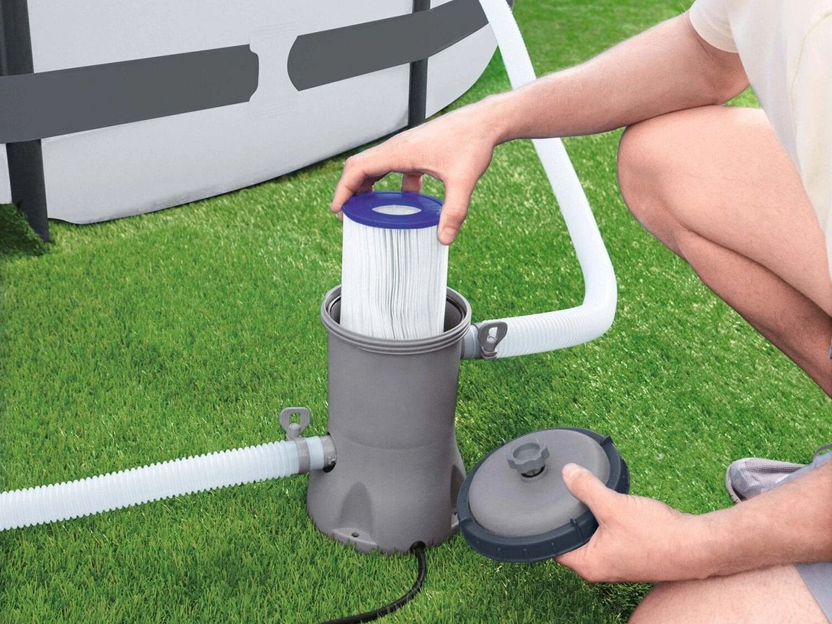 Bestway Flowclear 3,0 M3/u Cartridge Filterpomp - Afbeelding 2