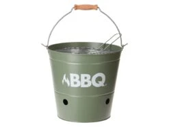 Merkloos Emmer Matt Green Kolenbarbecue
