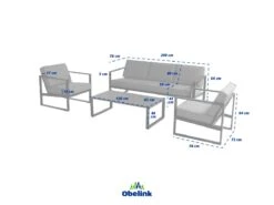 Hartman Jordan Black Grey Loungeset -Tuin & Buiten Shop jordanblackgrey afmetingen ecommerce 0214