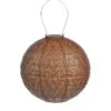 Lumiz Ikat Round 30 Solar Lampion -Tuin & Buiten Shop lumiz ikat round 30 solar lampion koper ecommerce 5308