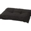 Madison Rib Black Hocker Kussen