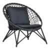 Outdoor Feelings Lupin Black Loungestoel