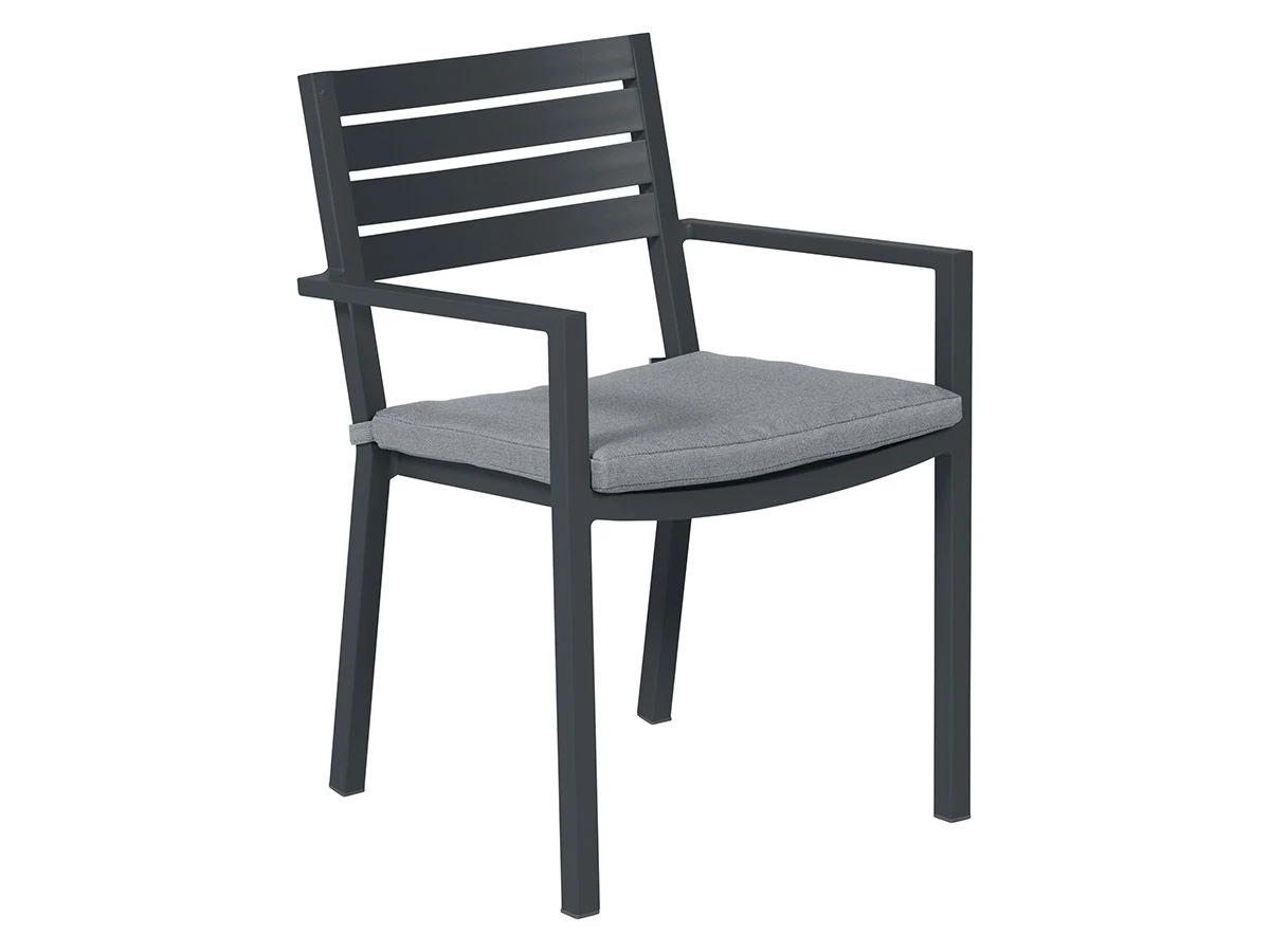 Outdoor Feelings Missouri Black Grey Tuinstoel 3 Outdoor Feelings Missouri Black Grey Tuinstoel