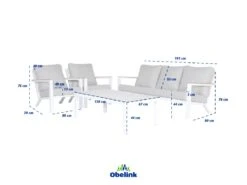 Outdoor Feelings Polaris Wit Loungeset -Tuin & Buiten Shop polaris wit afmetingen ecommerce 2490