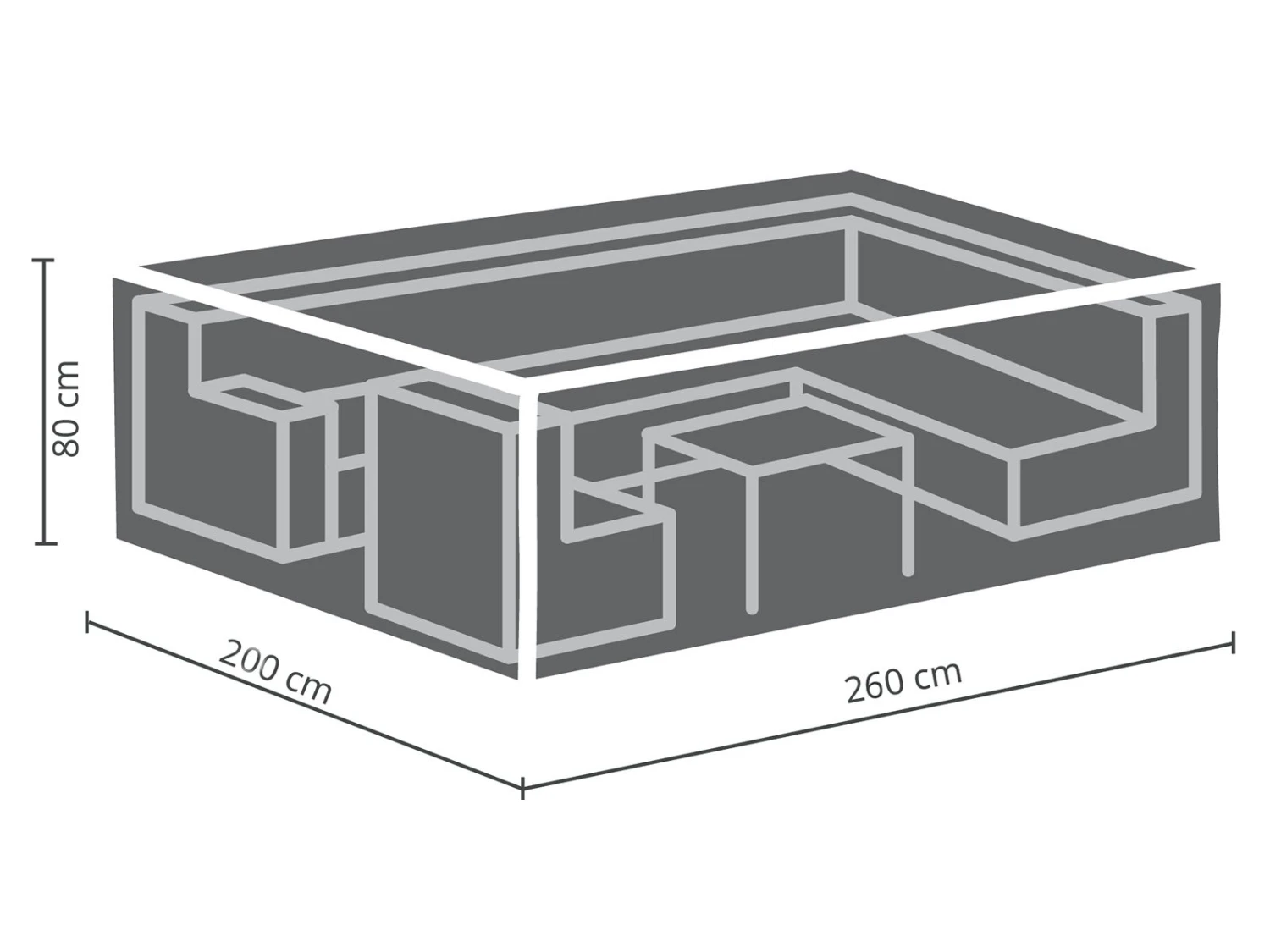 Winza Deluxe Loungesethoes 8 Winza Deluxe Loungesethoes - Afbeelding 6