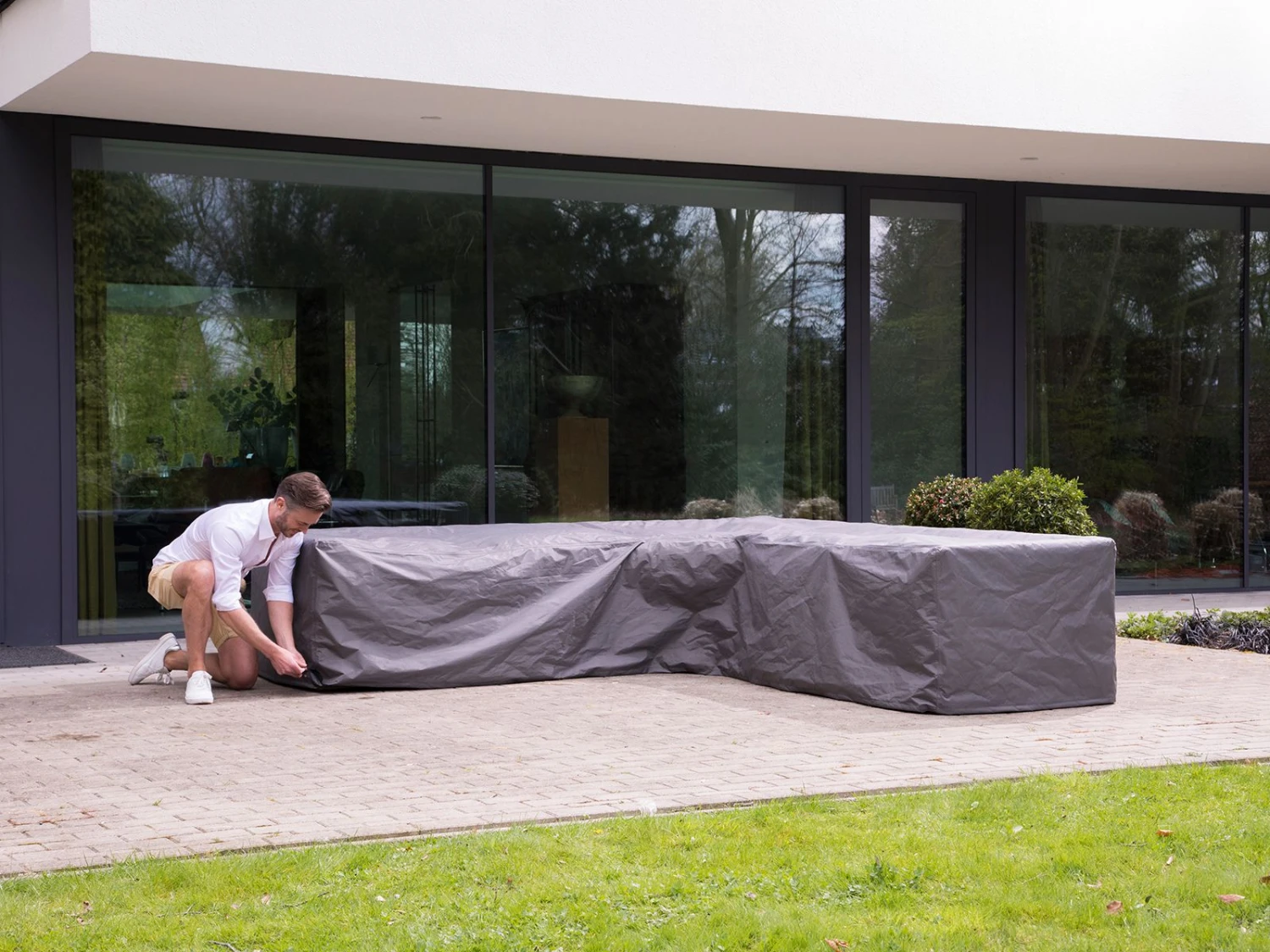 Winza Deluxe Trapezium Loungesethoes 5 Winza Deluxe Trapezium Loungesethoes - Afbeelding 3