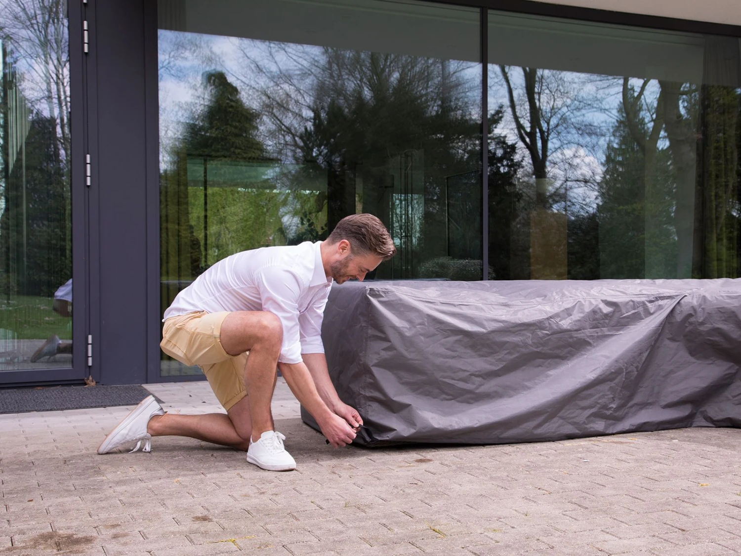 Winza Deluxe Trapezium Loungesethoes 6 Winza Deluxe Trapezium Loungesethoes - Afbeelding 4