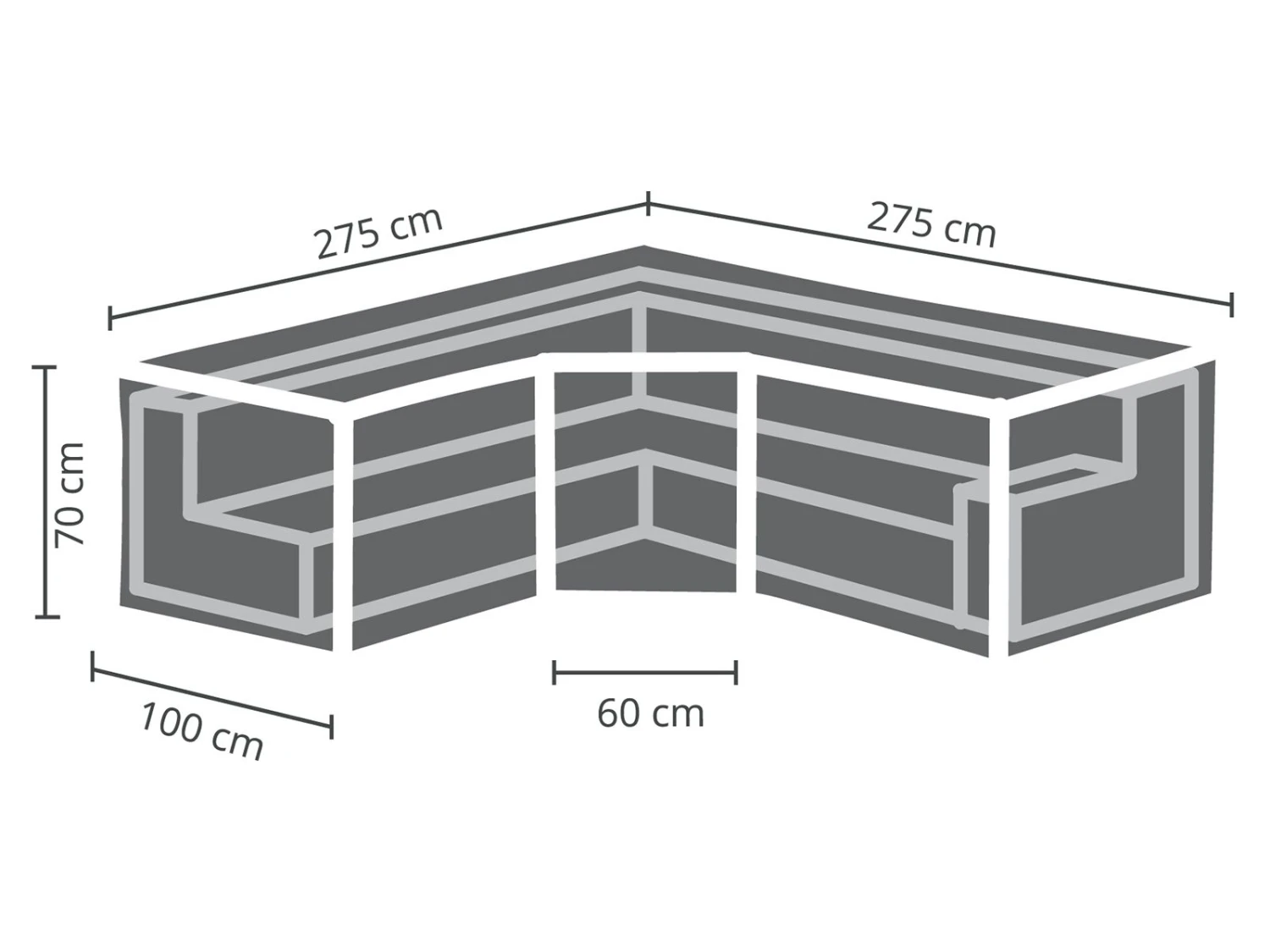 Winza Deluxe Trapezium Loungesethoes 7 Winza Deluxe Trapezium Loungesethoes - Afbeelding 5